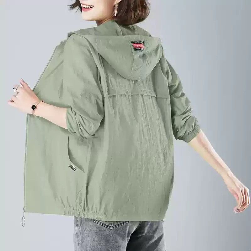 防晒衣女短款2026年新款夏季中年女士防晒衫妈妈防晒服长袖薄外套