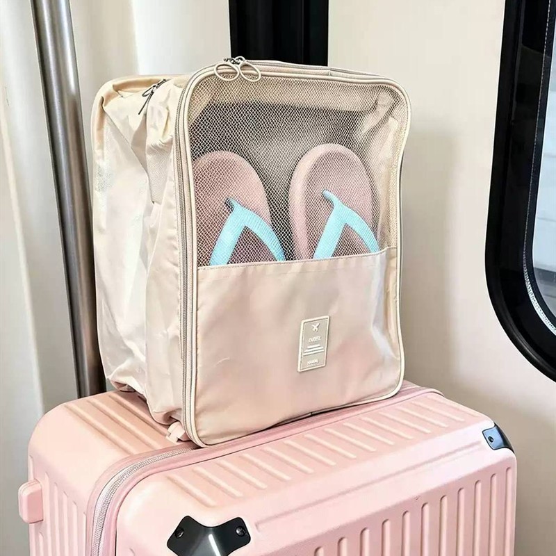 便携式鞋子收纳袋学生宿舍鞋子防尘袋出差旅行行李箱鞋子收纳神器图片