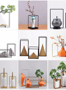 新中式花器样板间客厅茶室