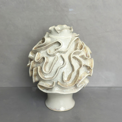 现代北欧几何陶瓷花瓶客厅餐厅样板房售楼处创意花器家居装饰摆件