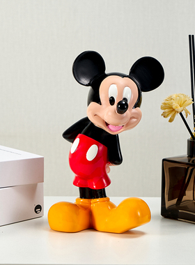 米奇摆件米老鼠手办公仔客厅电视酒柜家居橱窗软装玄关轻奢装饰品