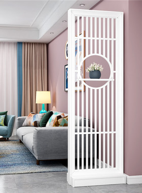 入户屏风隔断客厅新中式进门简约现代玄关办公室创意装饰移动遮挡