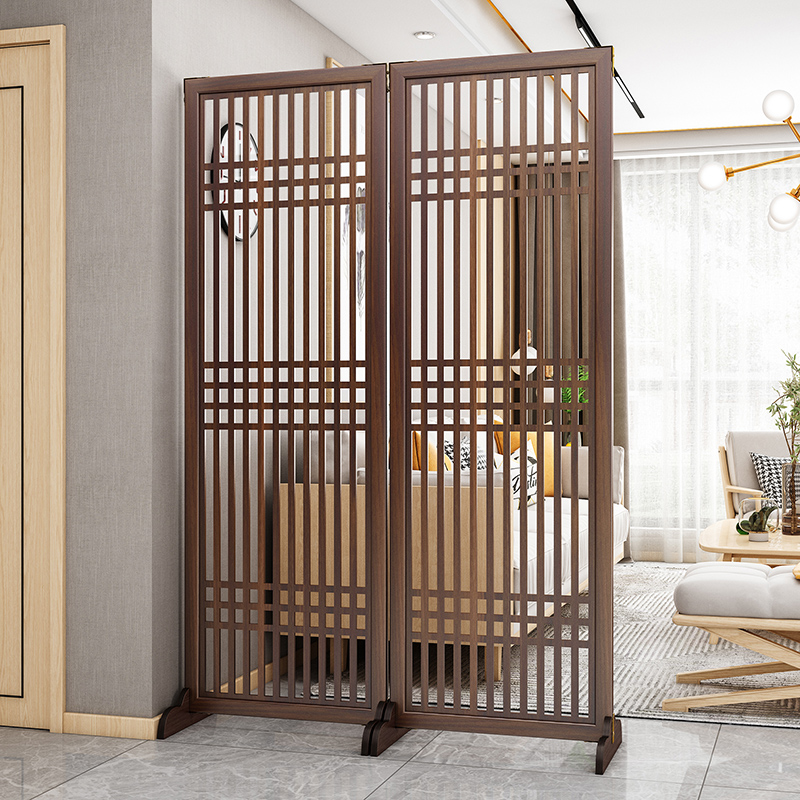 好运百世屏风隔断客厅新中式实木