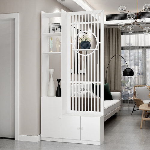 好运百世新中式玄关鞋柜工厂直销