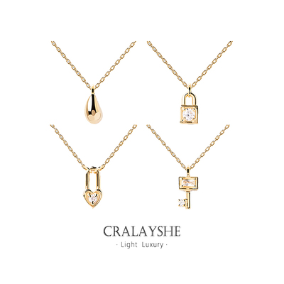 合成立方氧化锆银镀18k金女小众