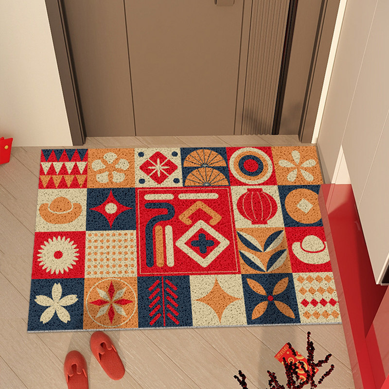入户门垫2026新年地垫门厅丝圈福字垫子玄关门口脚垫进门防滑地毯,居家布艺,入户地垫,淘宝优惠券,粉丝福利购,淘宝优惠卷