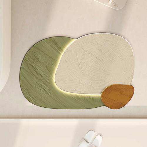 浴室吸水地垫硅藻泥垫子洗手间吸水垫厕所地毯卫生间门口脚垫防滑