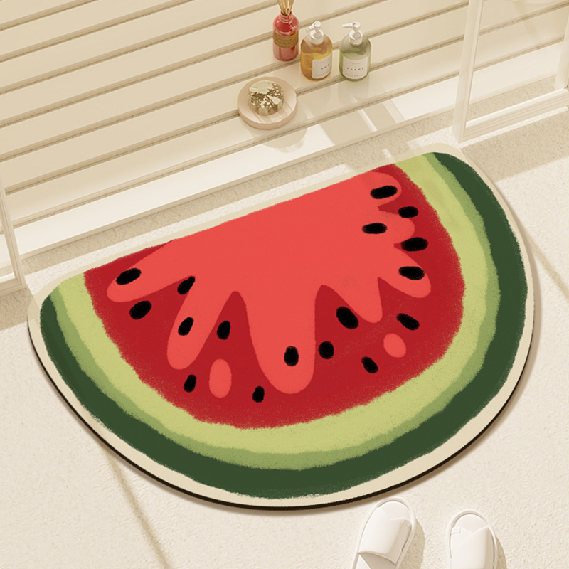 浴室吸水地垫速干防滑硅藻泥软垫卫生间门口脚垫创意门垫厕所地毯
