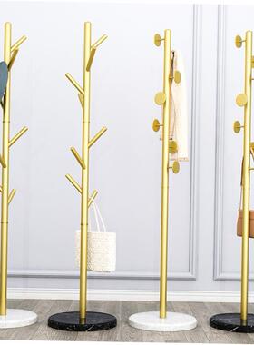 Big coat rack stand clothes holder hat hanger wooden cloth