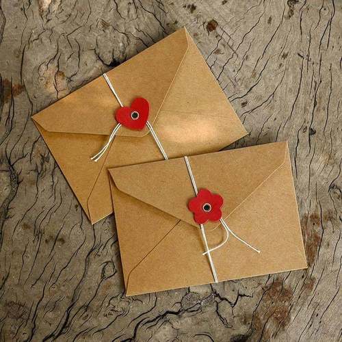 Premium Flower Love Binding Envelope Bag