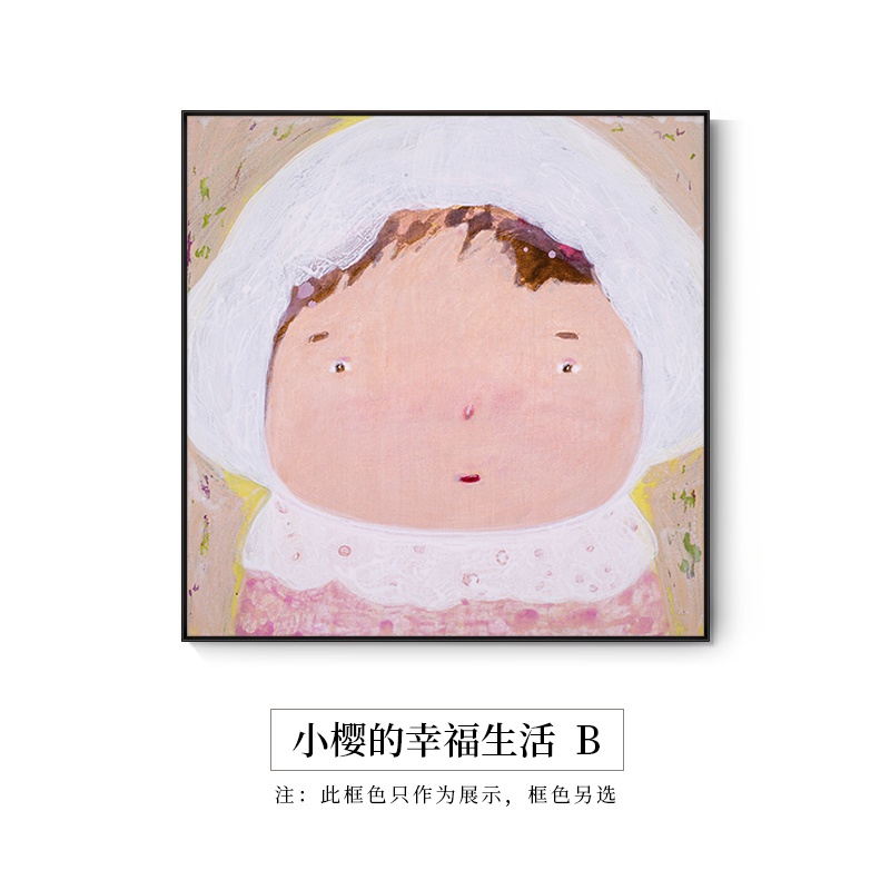 女间头约床代爱墙房新卧画室装饰画