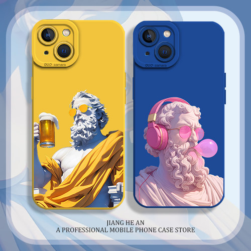 适用OPPO手机壳苏格拉底