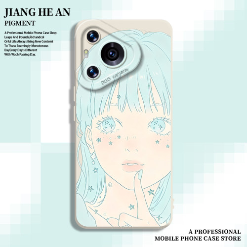 适用华为手机壳古早女孩