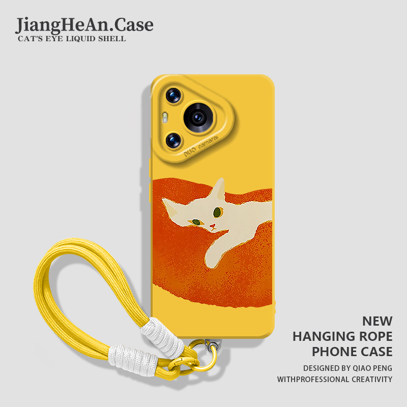 适用华为手机壳卡通猫咪