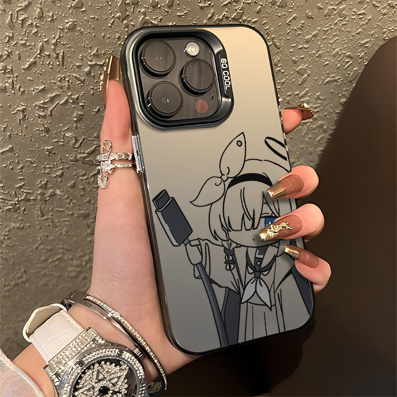 适用iqoo手机壳蔚蓝档案