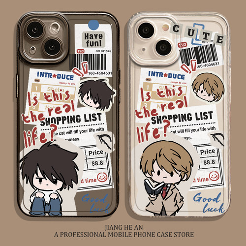 适用苹果手机壳死亡笔记