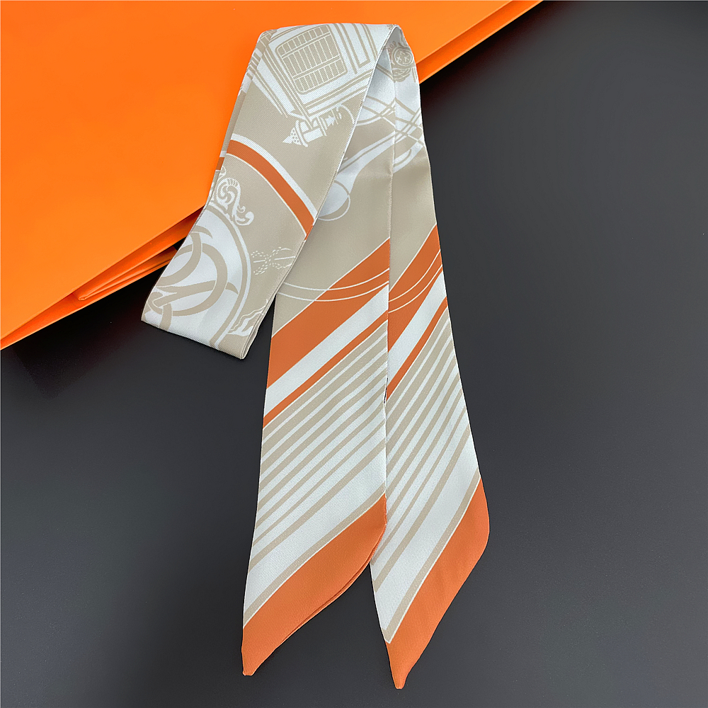 法式丝巾发带女韩版百搭装饰细窄小长条领巾缠绑包包手柄丝带飘带