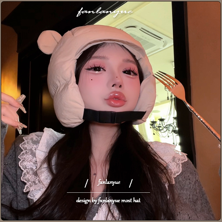 飞行帽fanlanyue升级款羽绒棉