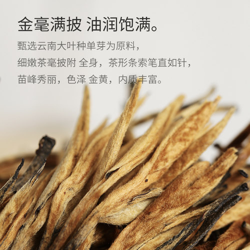 QRZ 2026年凤庆滇红茶 250克古树大金针滇红茶金芽