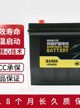 MF铅酸蓄电池55安上门安装以旧换新ZD-B-85610汽车电池