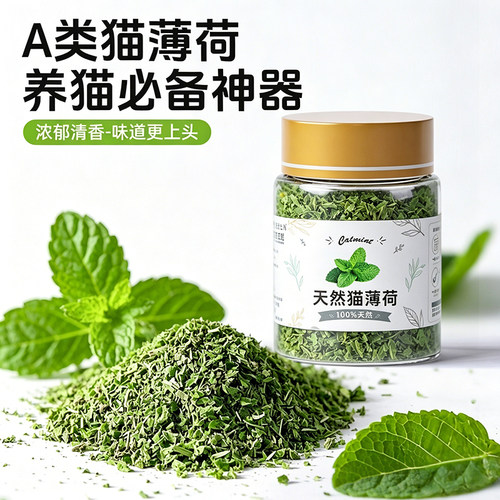 猫咪A级高纯度可食用猫薄荷粉