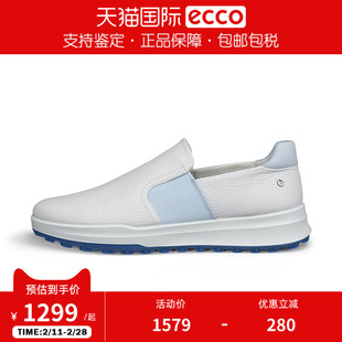 Ecco/爱步女鞋26新款一脚蹬浅口透气GOLF高尔夫休闲鞋115313
