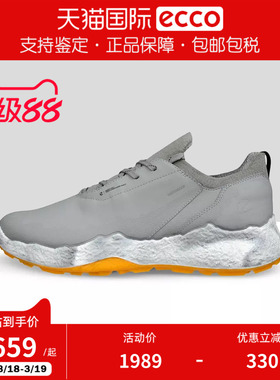 Ecco/爱步男鞋25年新款牛皮透气缓震轻盈H5健步跑步鞋BIOM 138014