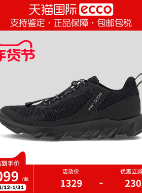 ECCO爱步女鞋运动鞋 简约透气舒适低帮休闲鞋网面跑鞋 驱动820263