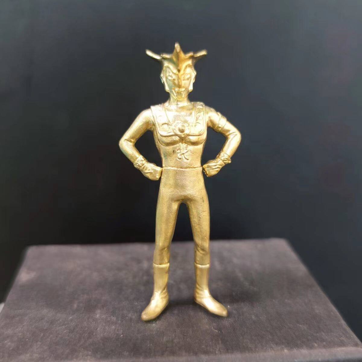 纯铜进击变身迪迦赛文Q版雷欧奥特曼扭蛋盒蛋手办模型公仔吊坠项