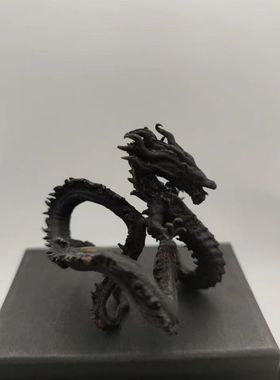 黄铜摆件装饰品复古做旧中国龙