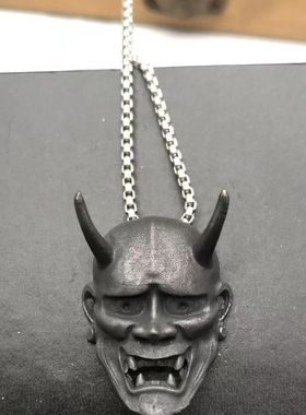 男女情侣黄铜般若鬼怪面具