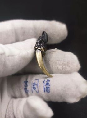 男女情侣黄铜兽爪个性项链吊坠