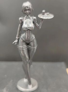黄铜实心摆件服务员模型餐厅经营