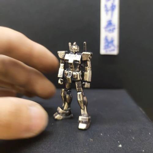 黄铜机甲战士金属机器人模型