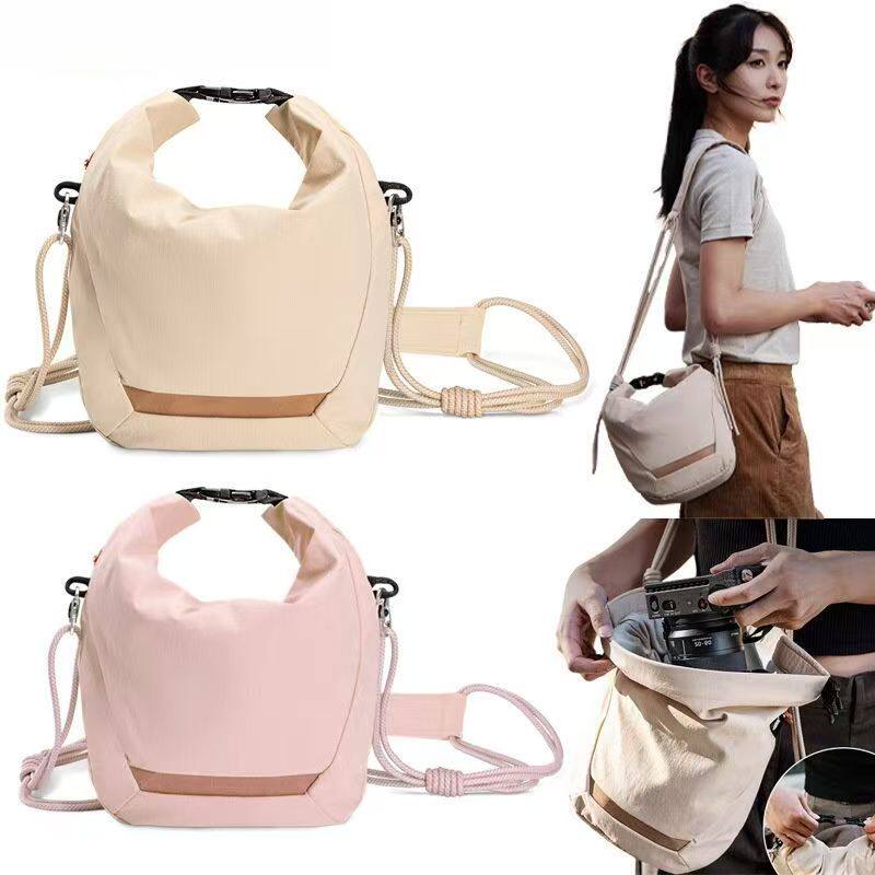 新款云卷包相机包单肩胸包摄影包斜跨包旅行收纳包旅行云朵摄影包