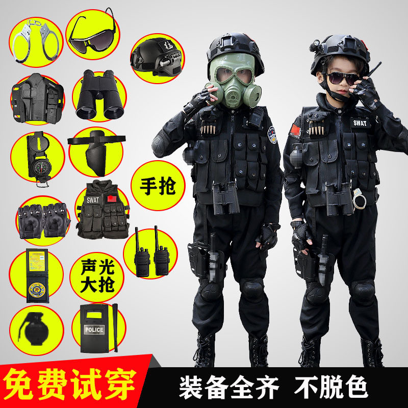 儿童小特警服装学生套装