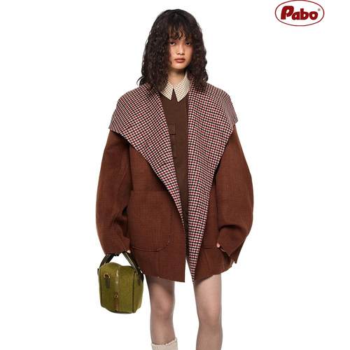 PABO笨狗可两穿宽松外套大衣