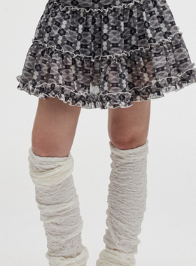 pabo笨狗松紧宽松腰木耳边碎花裙