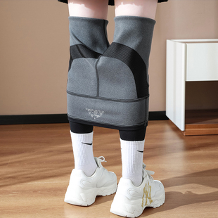 高腰提臀收腹巴比裤 加绒加厚小个子八分打底裤 女外穿秋冬季 鲨鱼裤