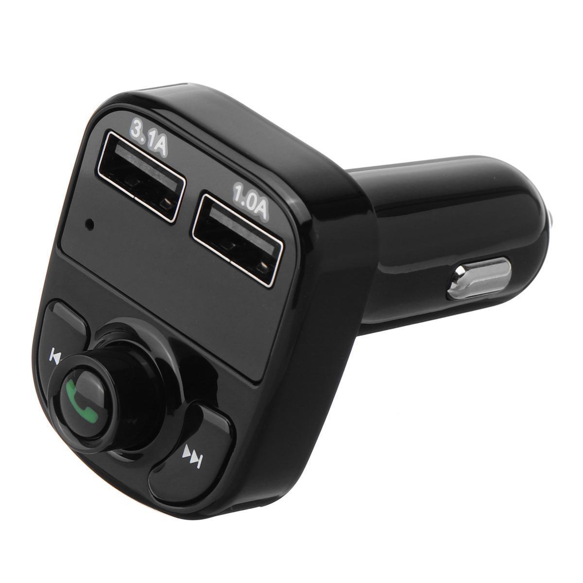 车载mp3 车用蓝牙接收器 双USB车充 车载点烟器 FM发射器 车载mp3