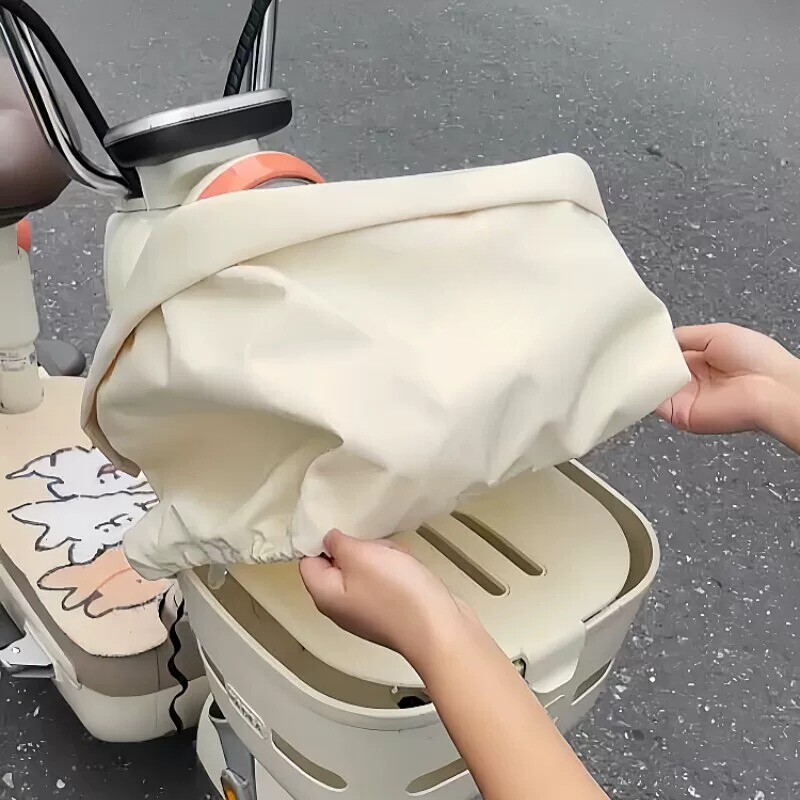 电动车筐子防晒防雨雪罩电瓶车通用防水防尘保护罩适用于雅迪爱玛