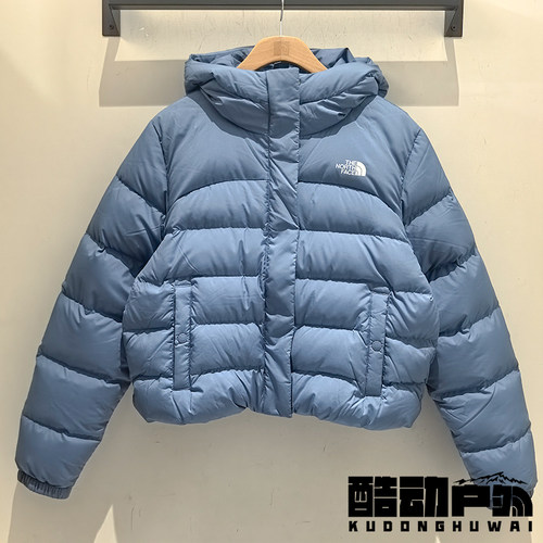 26秋冬新款TheNorthFace北面户外轻量短款高蓬面包服羽绒服女8M44