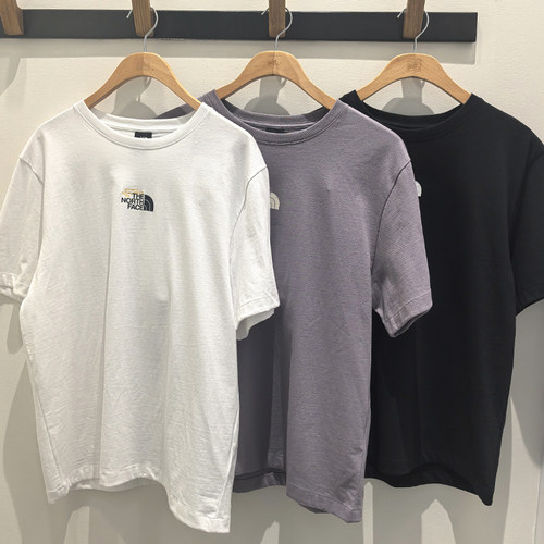 26春夏新款TheNorthFace北面户外纯棉舒适透气短袖T恤男女款8GWH