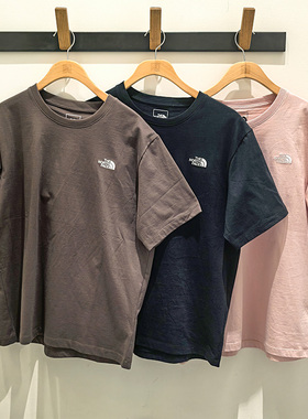 25春夏TheNorthFace北面户外纯棉休闲舒适透气圆领短袖情侣款8DEV