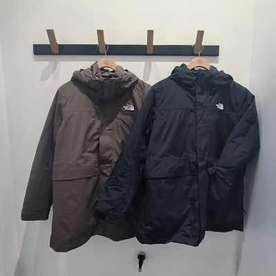 秋冬新款TheNorthFace北面户外防水中长羽绒三合一冲锋衣男89Z2