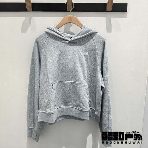 25秋冬TheNorthFace北面户外运动宽松高腰短款连帽针织卫衣女8F0Y