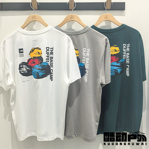 26春夏TheNorthFace北面户外时尚印花速干休闲短袖T恤男女款8GX9