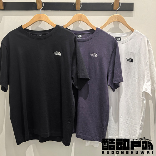 26春新款TheNorthFace北面户外休闲透气棉质短袖T恤男女同款8GWE