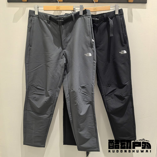 25秋冬TheNorthFace北面户外徒步防风保暖弹力加绒软壳长裤男8DXC
