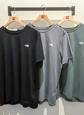 25春夏TheNorthFace北面户外运动轻薄透气吸湿速干短袖T恤男8EXV